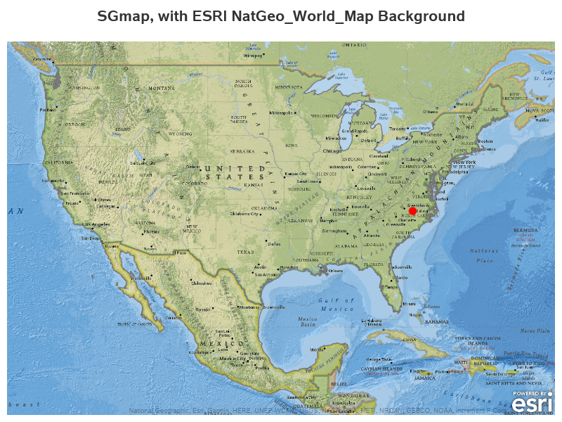 The SGMap Procedure