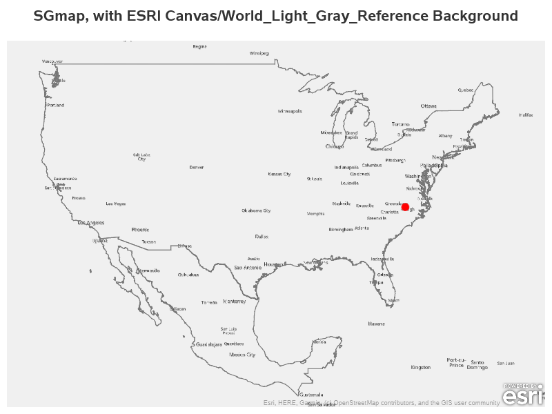 The SGMap Procedure